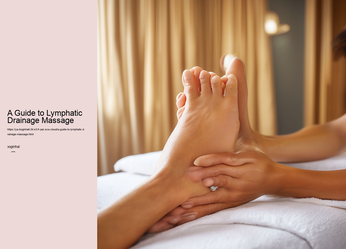 A Guide to Lymphatic Drainage Massage